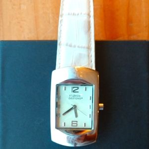 Sterling silver case watch